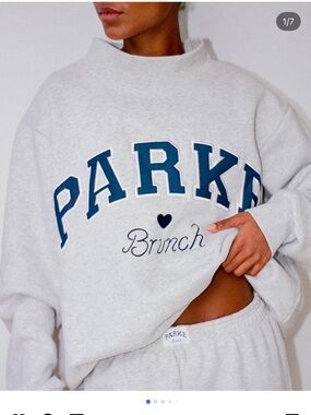Parke x brunch Cream Crewneck Sweater